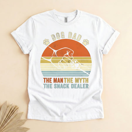 Dog Dad Shirt, The Man The Myth The Snack Dealer Tee