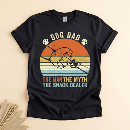 Dog Dad Shirt, The Man The Myth The Snack Dealer Tee