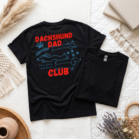 Dachshund Dad Shirt, Funny Wiener Dog Tee, Father's Day Gift