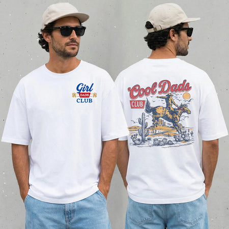 Girl Dad Club Shirt, Funny Cowboy Tee for Fathers