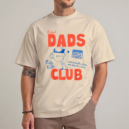 Tired Dads Club Shirt, Funny Father's Day Tee for Dad
