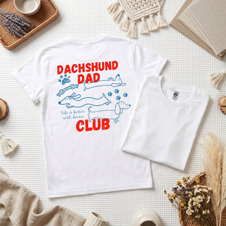 Dachshund Dad Shirt, Funny Wiener Dog Tee, Father's Day Gift
