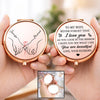 Beauty Reflected Through Love - Personalized Custom Compact Mirror
