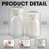 Grandma Heart - Personalized Custom Ribbon Tie Flower Vase