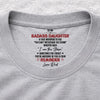 I Am The Storm - Personalized Custom Inside Neck Print T-Shirt