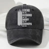 The Original Legend - Personalized Custom Vintage Washed Denim Cap  819 reviews