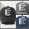 The Original Legend - Personalized Custom Vintage Washed Denim Cap  819 reviews