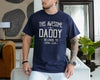 Dad Fathers Day Gifts, Funny Daddy Belongs to Kids Names Tee