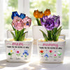 Thank You For Helping Me Grow - Personalized Custom Glass Everlasting Tulips