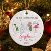 Personalized Mahjong Christmas Ornament, Custom Name Keepsake 2026