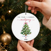 Personalized Mahjong Christmas Ornament, Custom Name Keepsake 2026