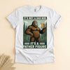 Funny Bigfoot Father Figure Shirt, Dad Bod Beer Tee Gift