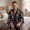 Personalized Husband Photo Satin Robe, Custom Face Gift for Wife