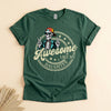 Awesome Like My Daughter Shirt, Funny Skeleton Dad Tee