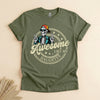 Awesome Like My Daughter Shirt, Funny Skeleton Dad Tee