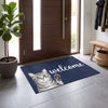 Personalized Pet Photo Doormat, Custom Dog Cat Name Welcome Mat