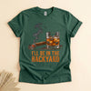 Backyard Cigar and Whiskey T-Shirt, Funny Bourbon Lover Tee
