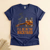 Backyard Cigar and Whiskey T-Shirt, Funny Bourbon Lover Tee