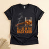 Backyard Cigar and Whiskey T-Shirt, Funny Bourbon Lover Tee