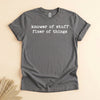 Knower of Stuff Fixer of Things, Humorous Gift Shirt for Men