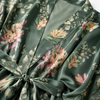 Personalized Bridesmaid Robe, Custom Name Floral Wedding Gift