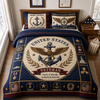 US Navy Veteran Quilt Bedding Set, Sailor Pride Gift