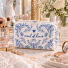 Something Blue For The Bride To Be - Quilted Makeup Bag