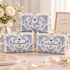 Something Blue For The Bride To Be - Quilted Makeup Bag