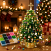 DIY Crystal Bead Christmas Tree Kit, Sparkling Desk Decoration