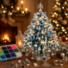 DIY Crystal Bead Christmas Tree Kit, Sparkling Desk Decoration