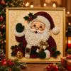 Christmas Pearl Diamond Art Kit, Festive Santa Bead Craft