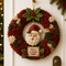 Christmas Wreath DIY Craft Kit, Beginner No-Sew Poke Art Set