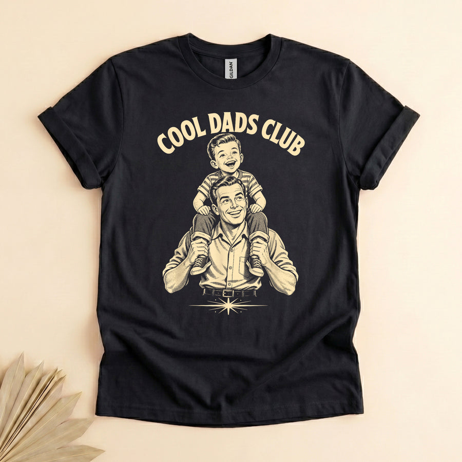 Cool Dads Club Shirt, Retro Father and Son Graphic Tee