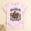 Cool Grandpa Wild West T-Shirt, Funny Cowboy Riding Tee