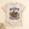 Cool Grandpa Wild West T-Shirt, Funny Cowboy Riding Tee