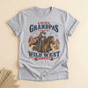 Cool Grandpa Wild West T-Shirt, Funny Cowboy Riding Tee