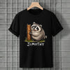 Funny Raccoon Graphic Tee, Chubby Trash Panda Shirt, Animal Lover Gift