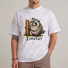 Funny Raccoon Graphic Tee, Chubby Trash Panda Shirt, Animal Lover Gift