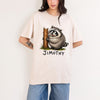 Funny Raccoon Graphic Tee, Chubby Trash Panda Shirt, Animal Lover Gift