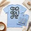 Dad Car Track Shirt, Funny Back Playmat Tee for Father's Day