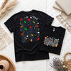 Dad Race Track T-Shirt, Fun Car Playmat Back Print Tee
