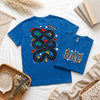 Dad Race Track T-Shirt, Fun Car Playmat Back Print Tee