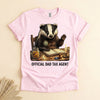 Dad Tax Agent T-Shirt, Funny Badger Tee, Father's Day Gift