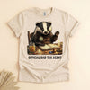 Dad Tax Agent T-Shirt, Funny Badger Tee, Father's Day Gift