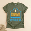 Best Dad Ever T-Shirt, Retro Badge Design, Happy Father's Day 2026