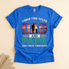 Dad and Papa Shirt, Retro Sunset Silhouette, Father's Day Tee