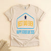 Best Dad Ever T-Shirt, Retro Badge Design, Happy Father's Day 2026