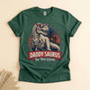 Daddysaurus T-Rex Shirt for Dad, Funny Dinosaur Father Tee