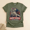 Daddysaurus T-Rex Shirt for Dad, Funny Dinosaur Father Tee