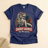 Daddysaurus T-Rex Shirt for Dad, Funny Dinosaur Father Tee